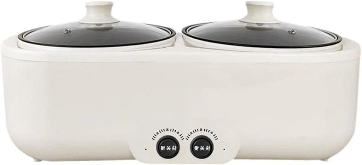Double Boiler Rice Cooker, Multi-Function Small Electric Hob, Electric Steam and Cooking Pot for Household Use,A — afbeelding 1