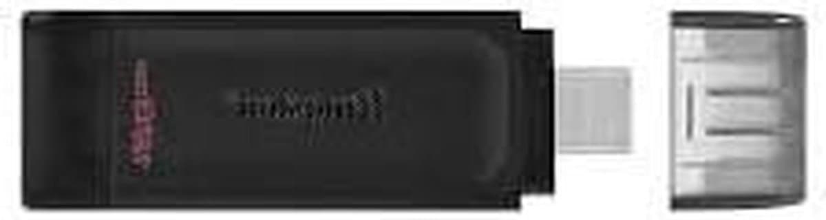 USB-C Flashdrive - Draagbare Opslag - Bestanden Overzetten - Hoge Snelheid - 128GB - Zwart — afbeelding 1