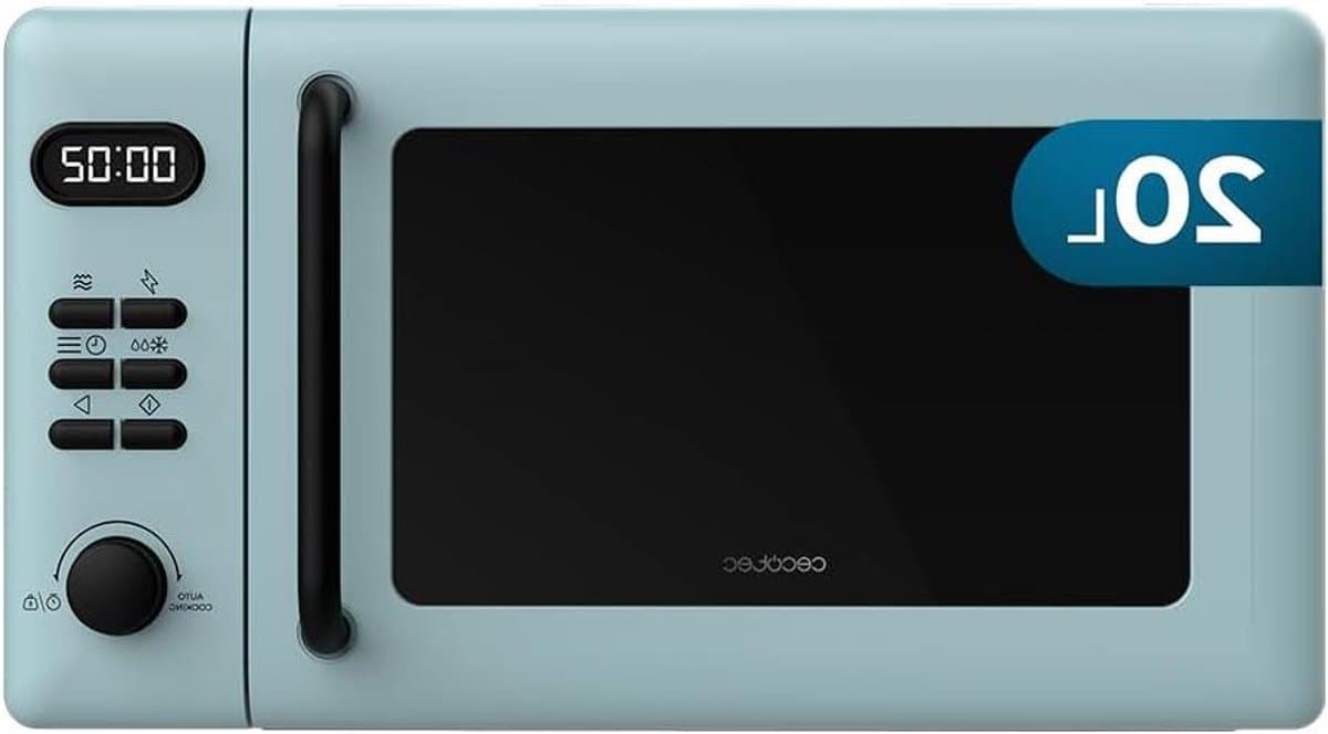 Digitale Magnetron - Grill Magnetron - Snel Eten Opwarmen - 8 Automatische Programma's - 20 Liter - Blauw — afbeelding 1
