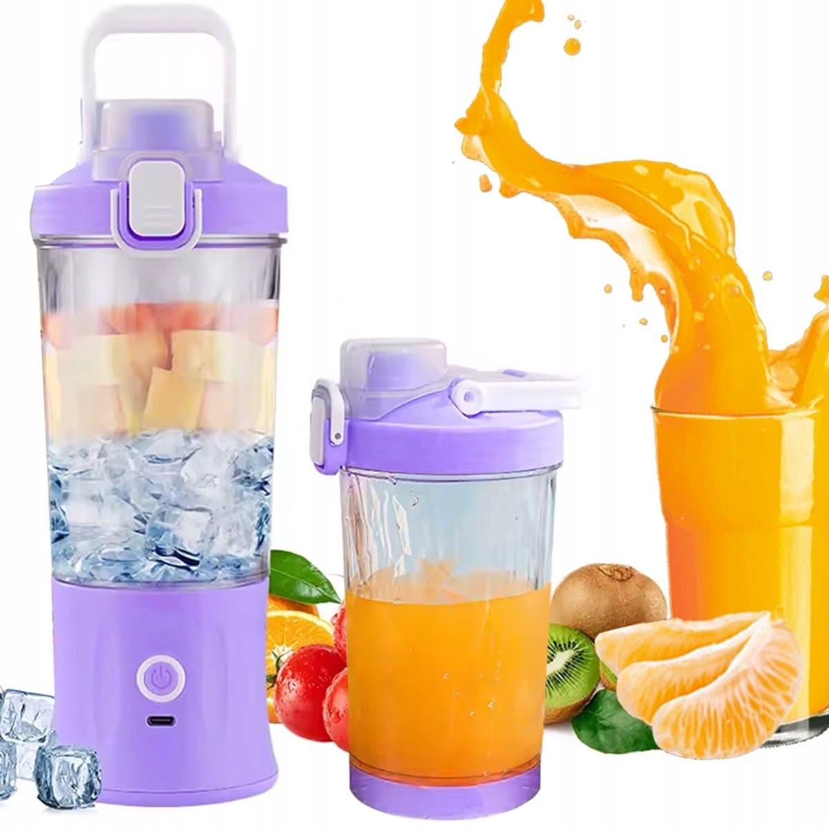 Pingyang Rongrong Serie - Draagbare Blender - USB Oplaadbaar - IJs Crusher - 600ml — afbeelding 1
