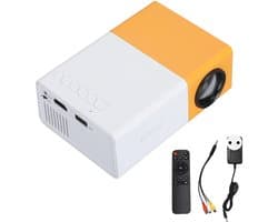 Dailygoody - Miniprojector - Draagbare LED-projector - 1080P Full HD - Compact formaat - Thuisbioscoop projector - Geschikt voor kinderen - EU-stekker