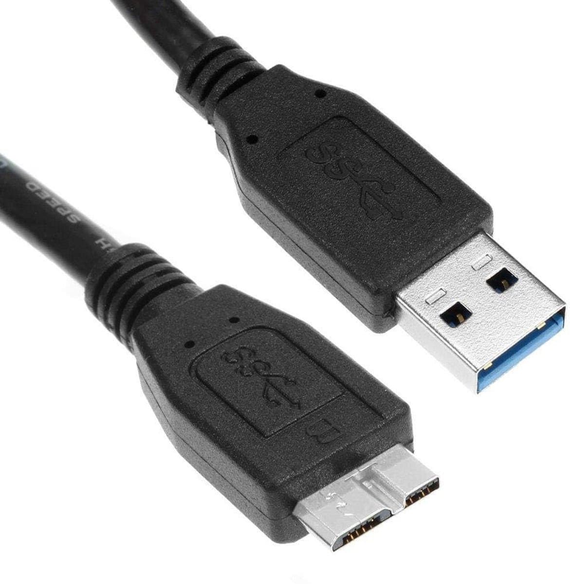USB 3.0 Vervangende Micro-B naar USB-A Datakabel voor Externe Harde Schijven — afbeelding 1