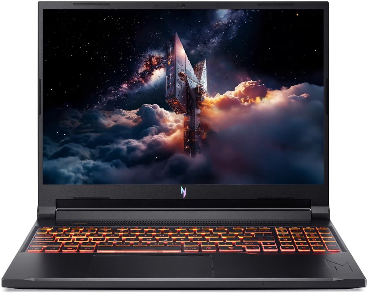 Acer Nitro V 16 AI ANV16-42-R4XJ - Copilot+ PC - Gaming Laptop - 16 inch 180Hz - AMD Ryzen 7 - 32GB - 1TB SSD - RTX4050 - Zwart — afbeelding 1