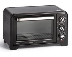 Oven - Elektrische Oven - Vrijstaande Elektrische Oven - Luxe Heteluchtoven met Grillfunctie - Zwart - 32cm x 47cm x 28cm