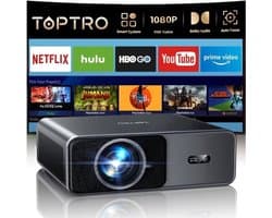 Beamer 1500 ANSI Lumen - Full HD 1080p Resolutie - 75 Watt Vermogen - LCD - Kleur - Home Theater Projector