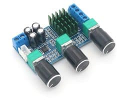 Digitale Audio Versterkerbord 2x80W TPA3116D2 Chip met Bass Controle