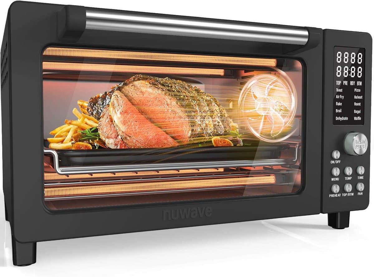 Slimme 12-in-1 Heteluchtfriteuse Ovensnelbroodrooster, 21 QT, 1800W — afbeelding 1
