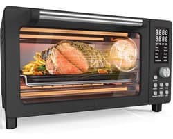Slimme 12-in-1 Heteluchtfriteuse Ovensnelbroodrooster, 21 QT, 1800W