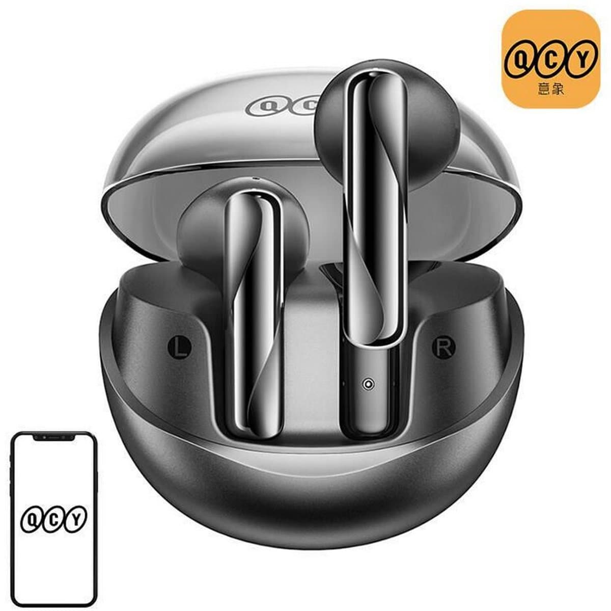 QCY - T32 black - Hoofdtelefoon — afbeelding 1