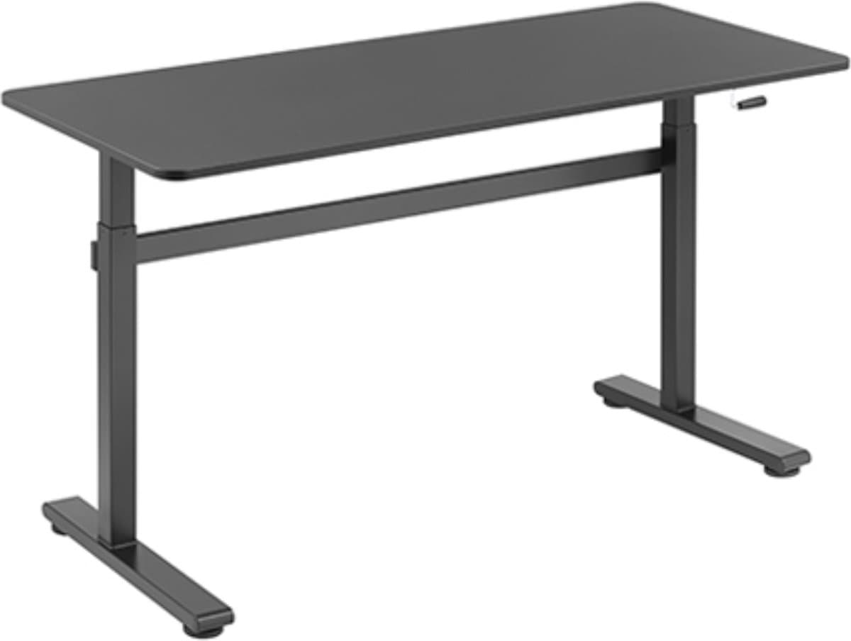 Bureau | Verstelbaar | 140x60 cm | Zwart | Allteq — afbeelding 1