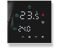 Slimme Thermostaat - Vloerregelaar - Comfort Verwarmen - App Afstandsbediening - 86x86 mm - Wit