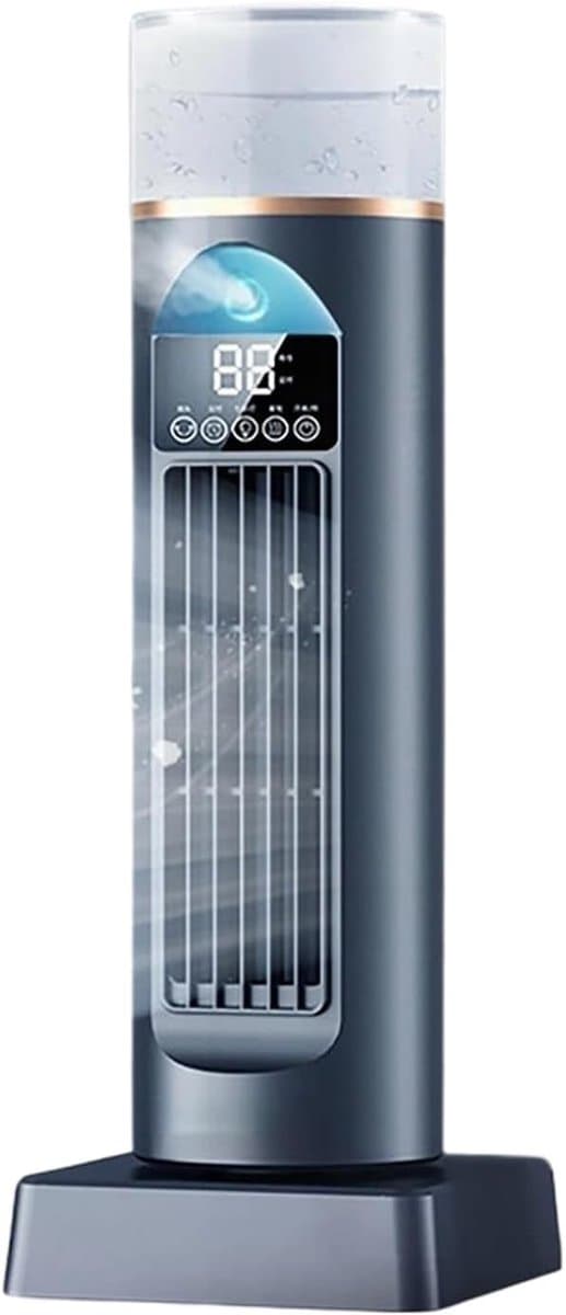 Torenventilator - Luchtcirculator - Ruimte koelen - Stil en draagbaar - 34 cm hoog - Zwart — afbeelding 1