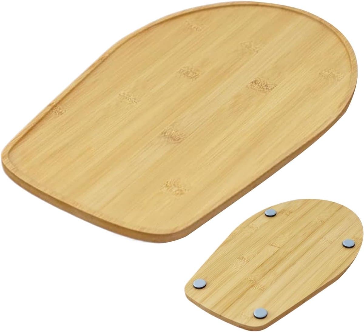Schuifmat Mixer - Keuken Accessoire - Apparaat Verplaatsen - Schokabsorberend Ontwerp - 356 cm Breed - Houtkleur — afbeelding 1