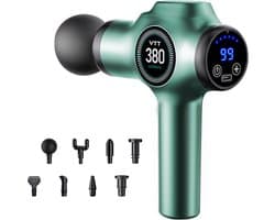 Massage Gun - Hand Massager Spierontspanner - Spierherstel Bevorderen - 99 Snelheden 9 Koppen - 800 g - Zwart