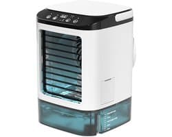 Ventilatoren - Mini Aircooler met Water - Mobiele Airco - Air cooler - LED Licht - Tafelventilator - Drie windsnelheden en twee sproeistanden