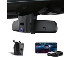 Dashcam voor auto - Zwart - 3,16 inch - Dual Camera met Wifi en Loop-opname - Voor BMW 5- en 7-Serie