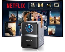 Mini Beamer - Draagbaar - 4K Ondersteuning - Dolby Audio - Voor Thuisbioscoop en Buiten