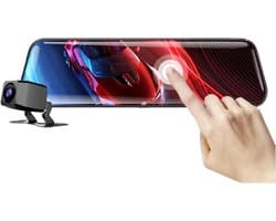 Dashcam - Autocamera Rijcamera - Veilig Rijden - 10 Inch Touchscreen - 1080P HD - Zwart