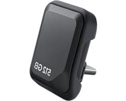 USB C Externe Drive - Memory Stick Flash Drive - Reisfotografie Opslag - Extreem Compact Ontwerp - 512 GB - Zilver