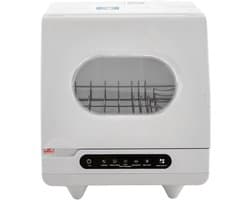 Mini vaatwasser - Compacte afwasser - Snel servies reinigen - Desinfectie functie - 45 cm breed - Wit