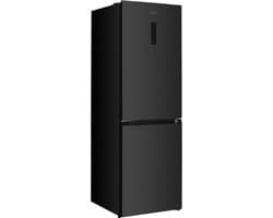 Wiggo WR‑CD18NFB(DX) – Koel‑Vriescombinatie – 323 L – No Frost – 2 Deuren – 39 dB – Energieklasse B – 5 Jaar Garantie – Donker Roestvrijstaal