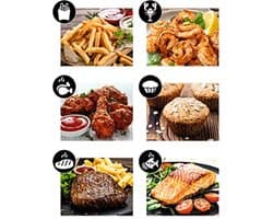Digitale Heteluchtfriteuse met Oven en Grill - 6 Programma's, 60 Minuten Timer, Eenvoudige Bediening, 1400 Watt