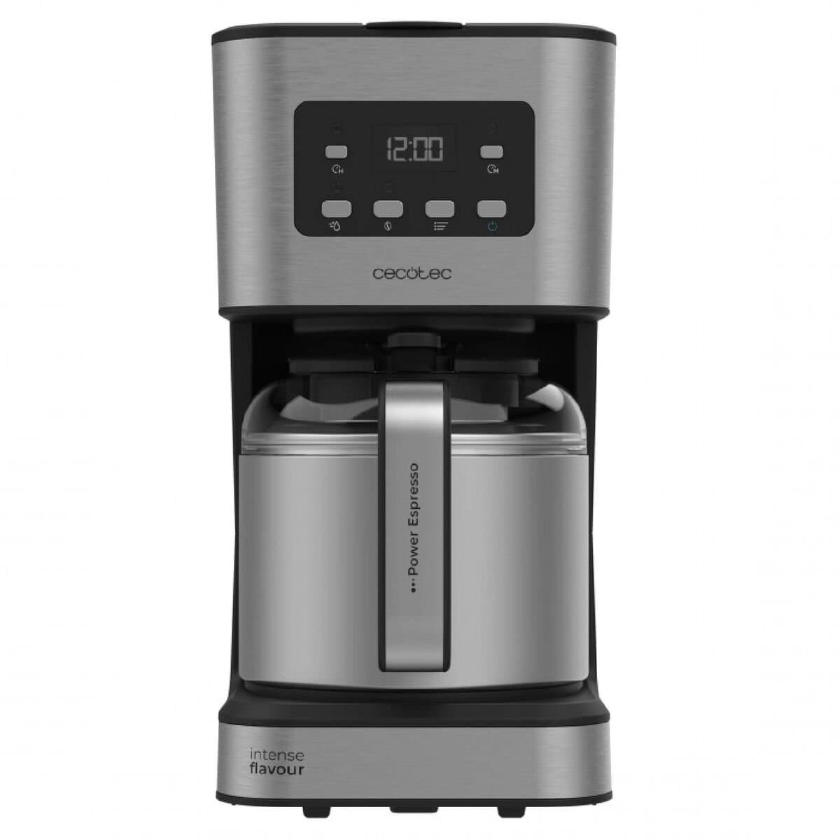 Cecotec Tropfkaffeemaschine Coffee 66 Drop & Thermo Time, 950 W, 1,2 L, 10 Tassen, LCD-Display, 24-Stunden-Timer, Tropf-Stopp-System, Überhitzungsschutz, 6 Schalter — afbeelding 1