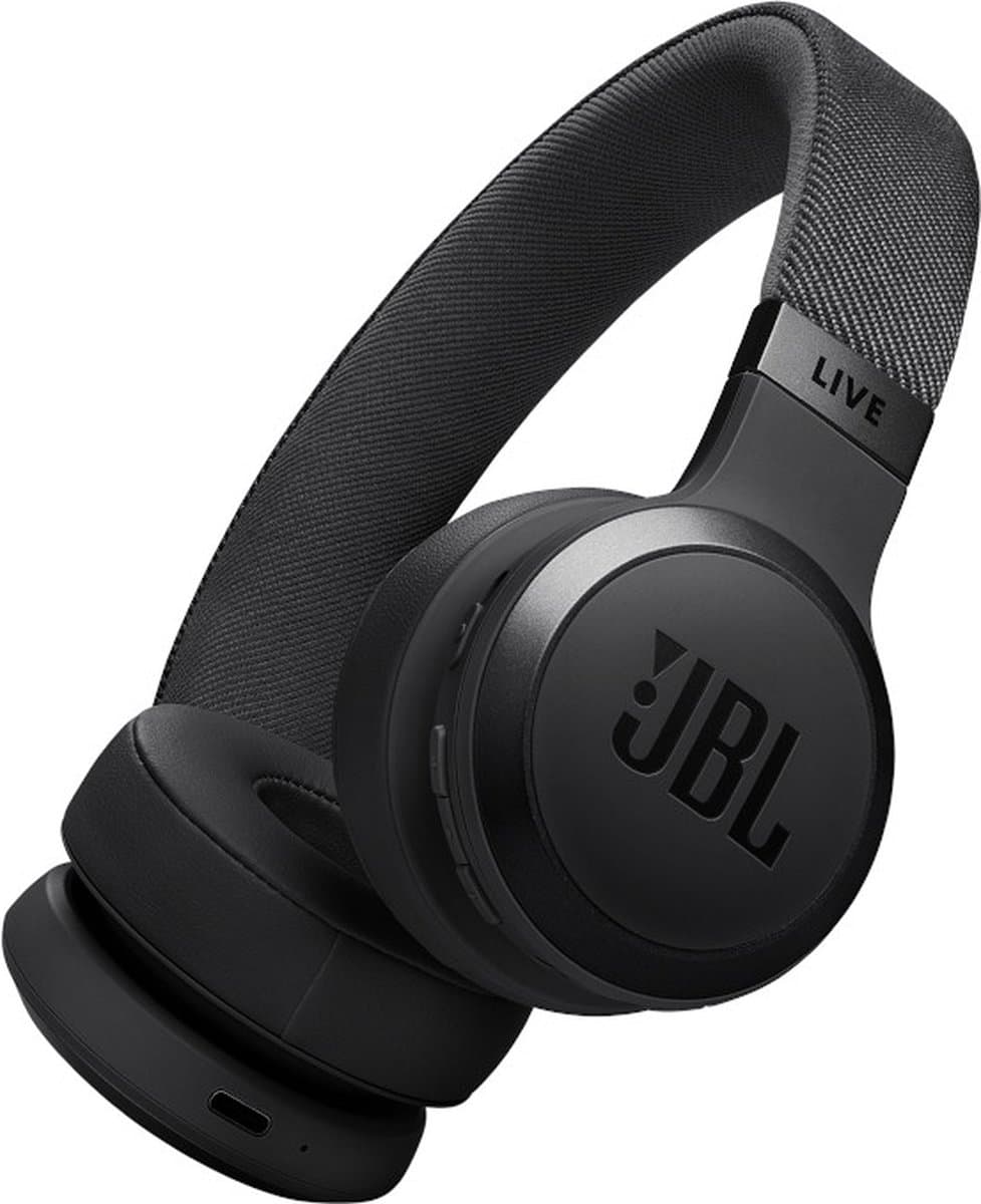 JBL Live 670NC - Draadloze Noise Cancelling Koptelefoon - Bluetooth - On ear - 65 uur batterij - Adaptive ANC - Zwart — afbeelding 1