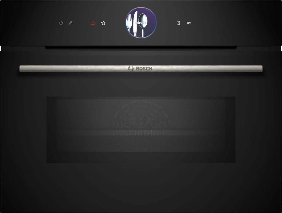 Bosch CMG7361B1 - Serie 8 - Compacte inbouwoven met magnetron - 60 cm x 45 cm - Air Fry-functie: voor perfect en gezonde gefrituurde gerechten - eenvoudige reiniging van de oven - Home Connect — afbeelding 1