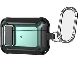 Cazy hoesje geschikt voor Airpods 3 - Armor Hoesje - Zwart