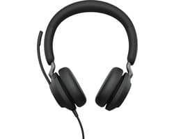 Jabra Evolve2 40 SE MS Stereo - Headset - op oor - met bekabeling - USB-C - ruisisolatie - gecertificeerd voor Microsoft Teams