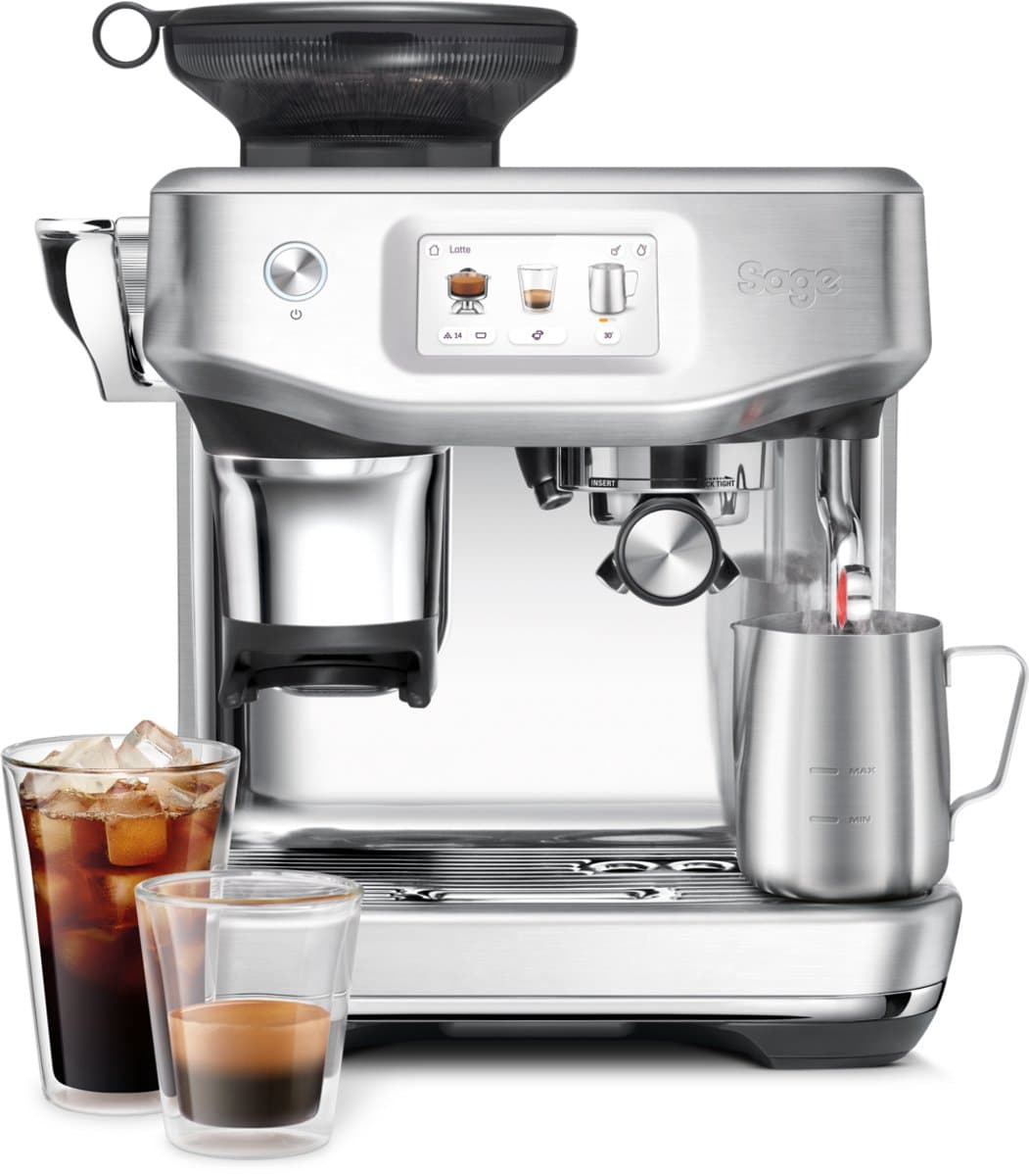 SAGE the Barista Touch Impress Cold - Pistonmachine - Brushed Stainless Steel — afbeelding 1