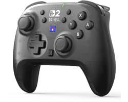 HORI - HORIPAD Turbo draadloze controller voor Nintendo Switch 2 - Zwart - Officieel gelicentieerd door Nintendo