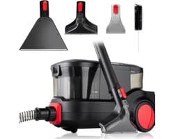Nexvo® Tapijtreiniger machine - Tapijtreiniger - Tapijtreiniger apparaat - Zwart/Rood - 52cm x 28cm x 29cm