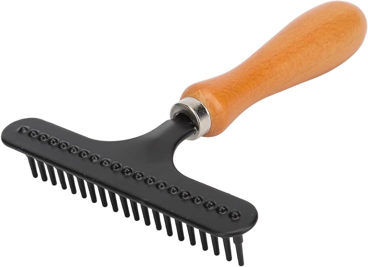 Store_7 - Handbediende Tapijthark - Roestvrijstalen Haarverzorger - Efficiënte Ontharing - Compact Formaat - Tapijt Verzorging - Geschikt voor Huis... — afbeelding 1
