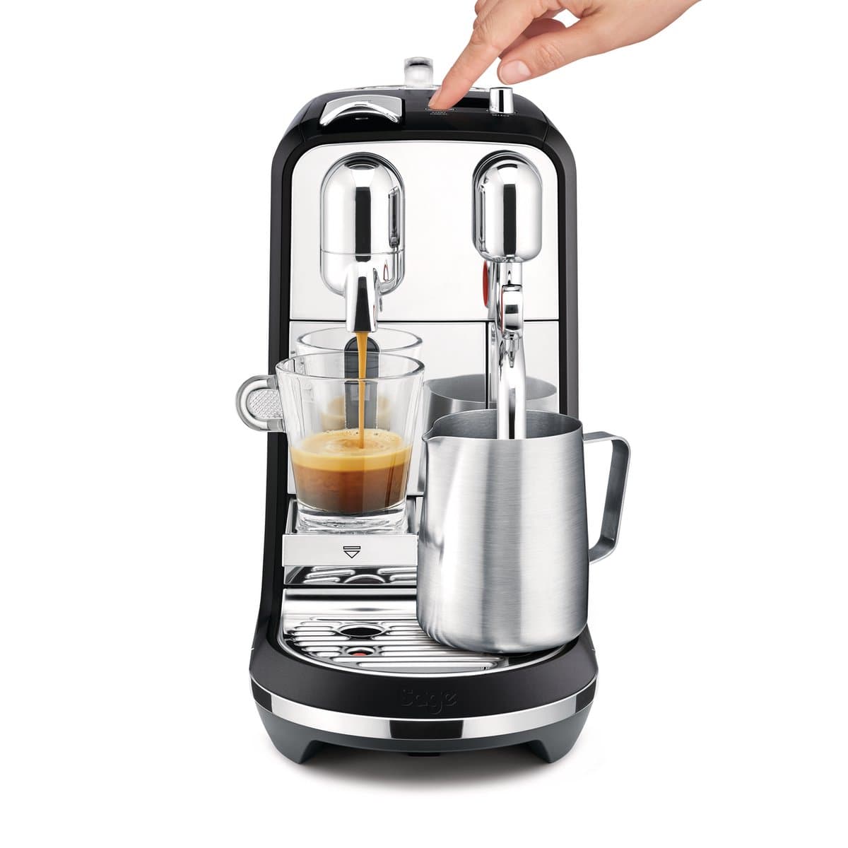 Sage the Creatista Plus Black Truffle SNE800BTR Nespresso Koffiecupmachine — afbeelding 1