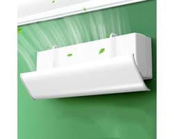 AC Deflector - Windgeleider - Comfort Vergroten - Vrij Instelbare Hoek - 120 x 20 cm - Wit
