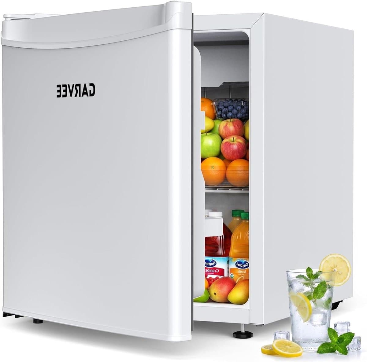 Kleine koelkast - Mini koelkast - Dranken koelen - Stille werking 41 dB - 45 liter - Wit — afbeelding 1