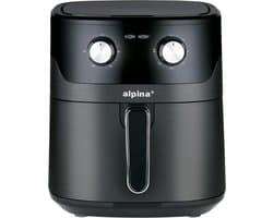 Grote Heteluchtfriteuse XL 6 Liter voor 4-6 Personen - Instelbaar 80-200°C, Timer tot 60 Min