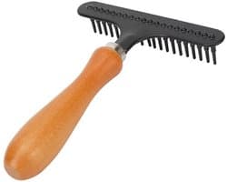 Handkam van roestvrij staal voor tapijten, professionele tapijtverzorging voor reiniging, verzorging en herstel van zachtheid, geschikt voor gebruik in schoonheidssalons en huishoudens