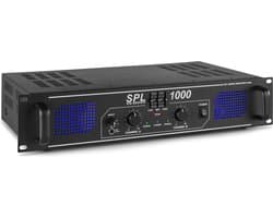 Skytec SPL1000 2-kanaals versterker met 3-bands equalizer - 2x 500W