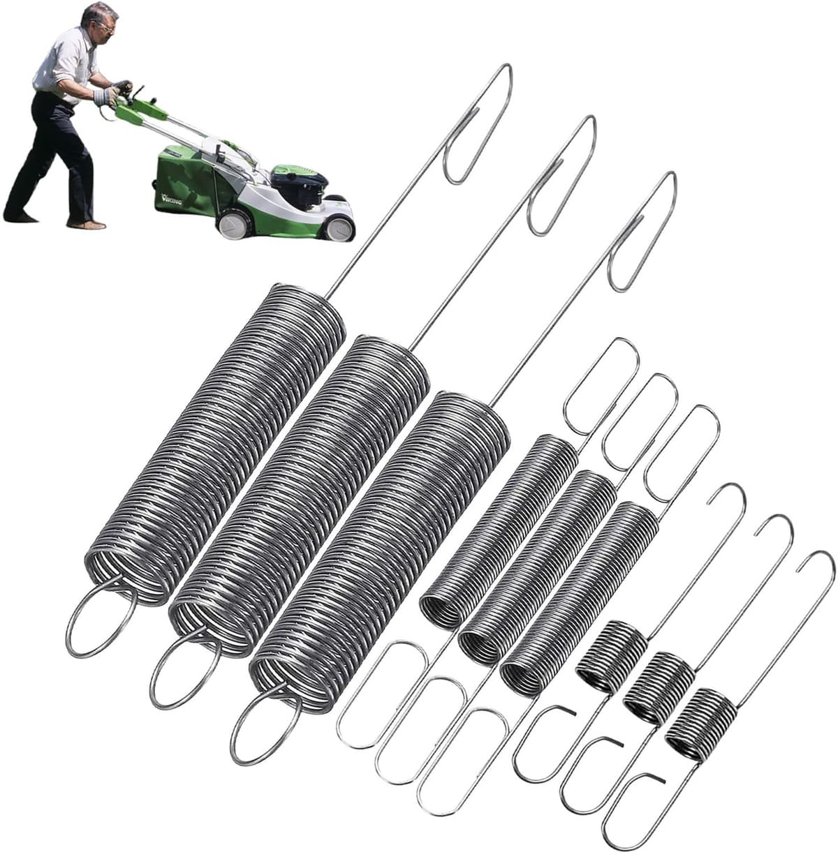 9 Stuks Governor Springs voor Grasmaaier Motoren — afbeelding 1
