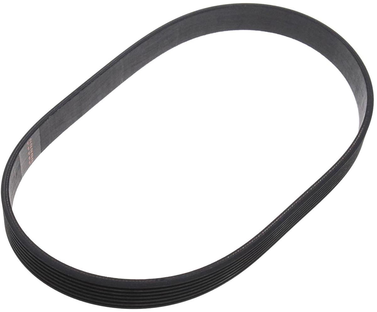Distributieriem 490mm - Aandrijfriem - Rubber - Sluitlus - 16mm Breedte - Compatibel met QUALCAST Maaiers — afbeelding 1