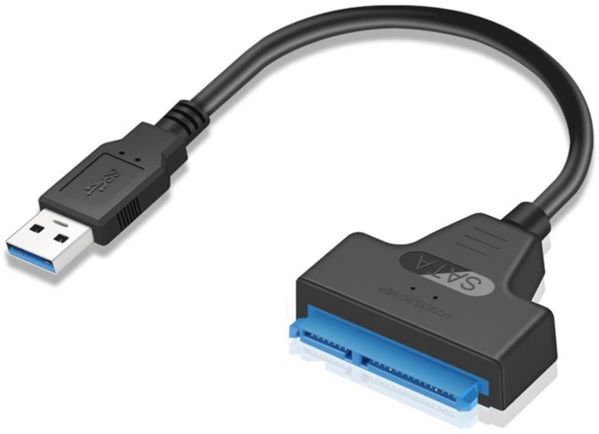 SATA naar USB 3.0 Adapter voor 2.5 inch SSD/HDD - Externe Converter en Kabel — afbeelding 1