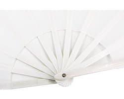 Grote Opvouwbare Nylondoek Ventilator voor Vrouwen - Handventilator voor Dans en Geschenken
