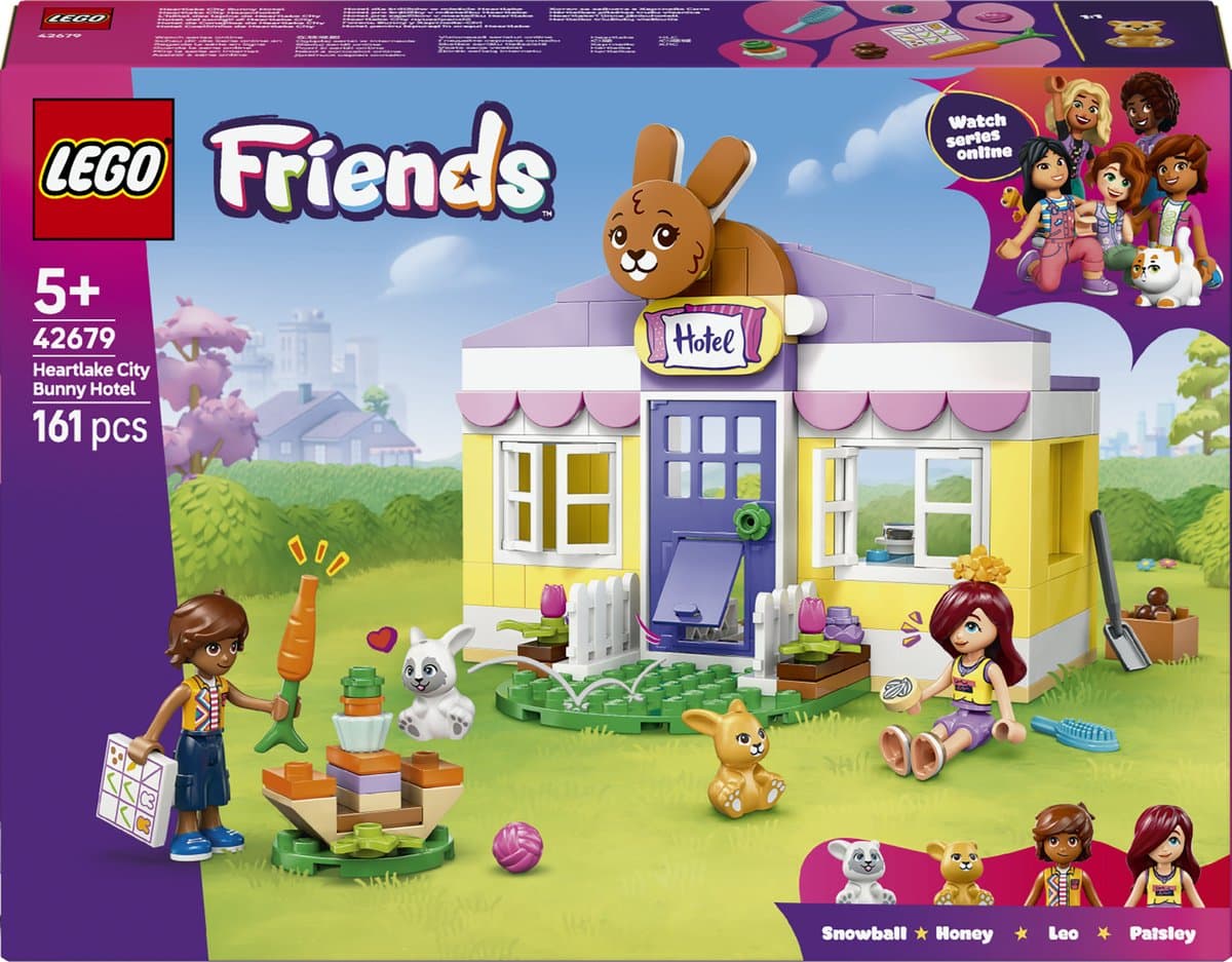 LEGO Friends - Heartlake City konijnenhotel Constructiespeelgoed — afbeelding 1