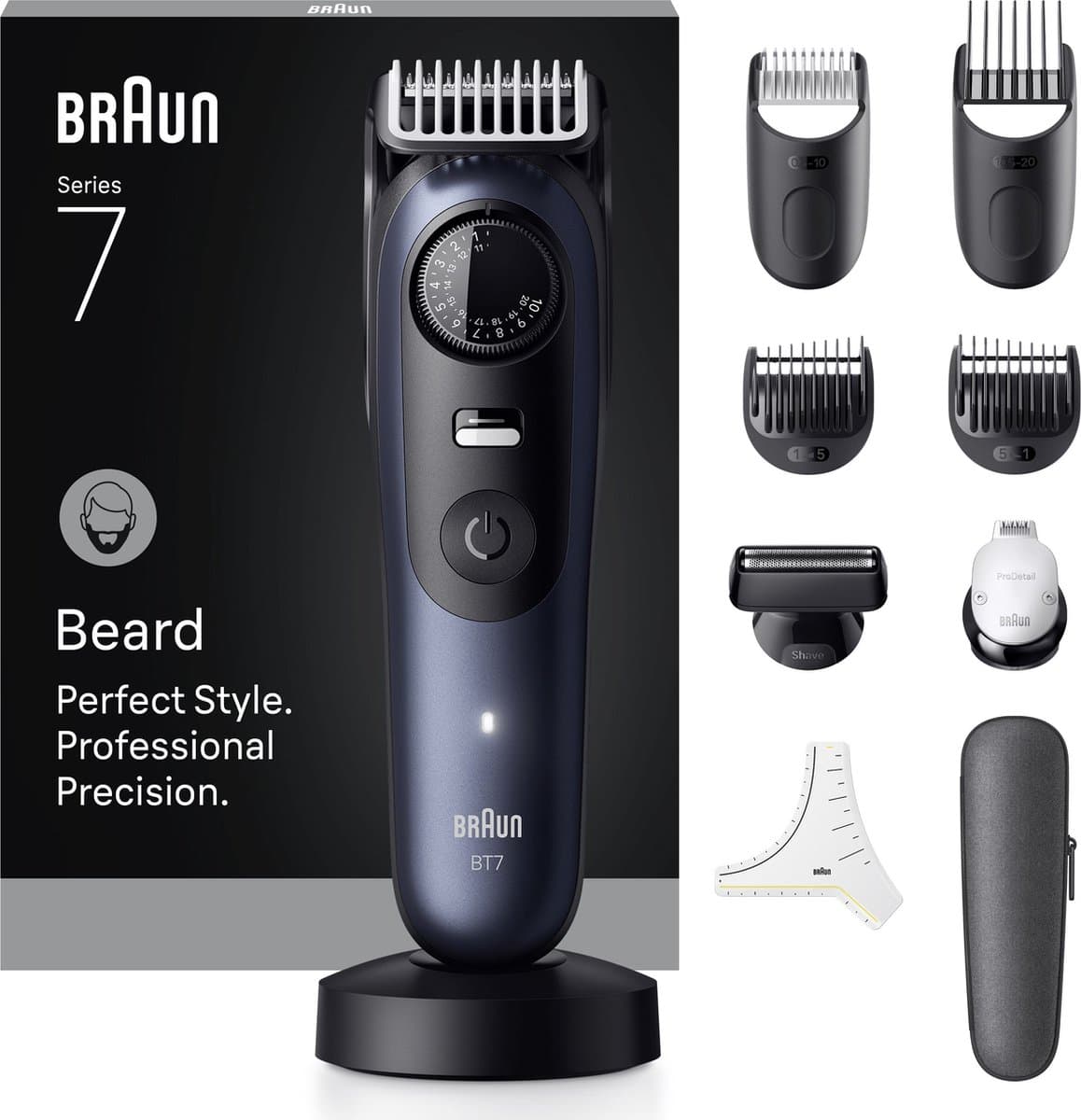 BRAUN Braun baardtrimmer BT 7540 Baardtrimmer Blauw — afbeelding 1