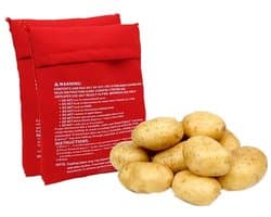 Solidchoice - Set van 2 Magnetron Kookzakken voor Aardappels