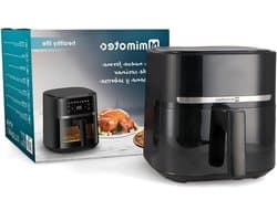Airfryer Zonder Olie - Hete Lucht Oven - Gezond Koken - Snelle Gelijkmatige Bereiding - 5.7 Liter - Zwart