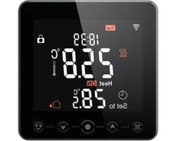 Slimme Thermostaat - Temperatuurregelaar - Energie Besparen - Wekelijks Programmeerbaar - 3A - Wit